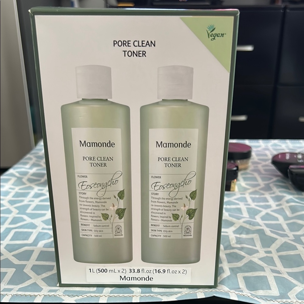 NWT Duo Set Mamonde Pore Clean Toner Skincare